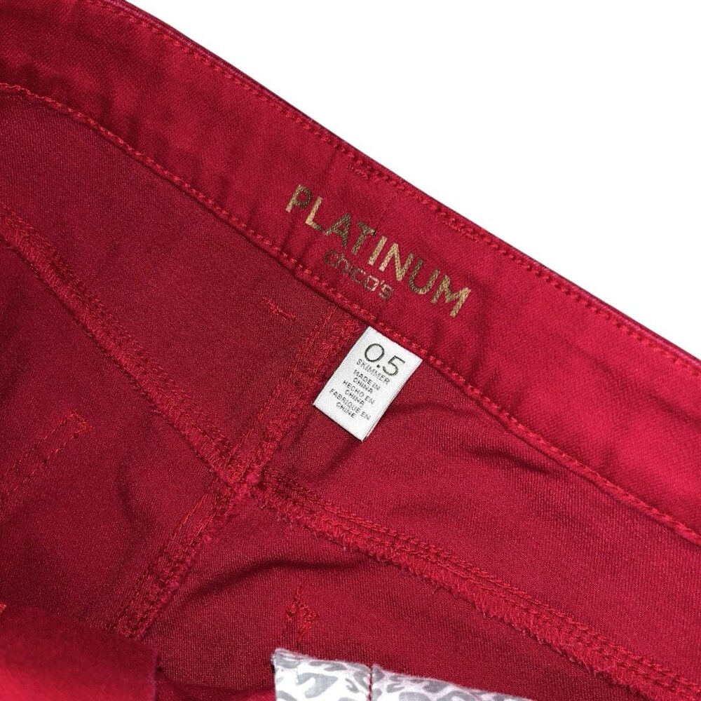 Chico's Platinum Cropped skimmer jeans Women's 0.5(6) - Picture 3 of 3